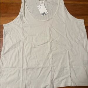 H&M Cream Sleeveless Top